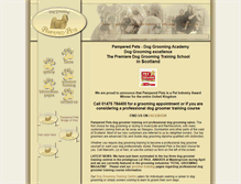 Tablet Screenshot of dog-grooming.net